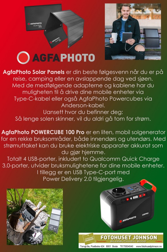 AgfaPhoto Solar Panel PowerCube_12x18